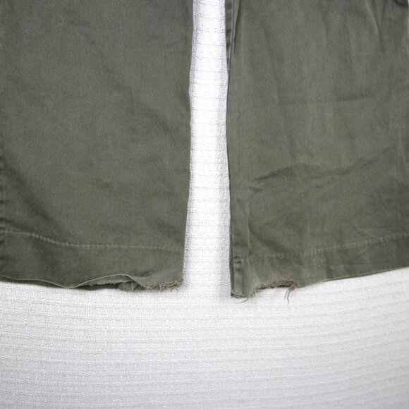 Nitro Low Rise Cotton Cargo Bootcut Wide Flare Womens Size 7/8 Y2K - Picture 8 of 8